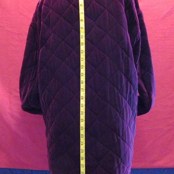 Anne Klein II Burgundy Quilted Jacket - Picture 9 of 9